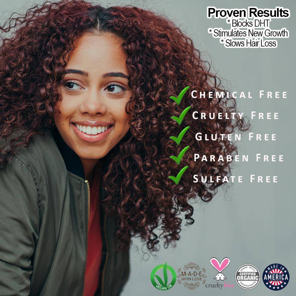 Organic Caffeine + Protein Hair Growth Serum-1