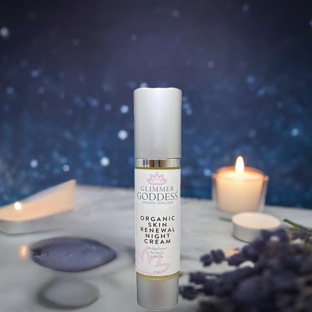 Organic Skin Renewal Night Face Cream - Hydrates & Lifts-1