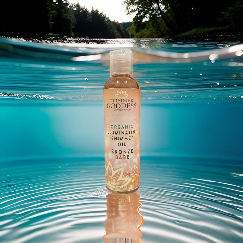 Illuminating Shimmer Body & Face Oils - Organic Radiant Glow & Hydration-1