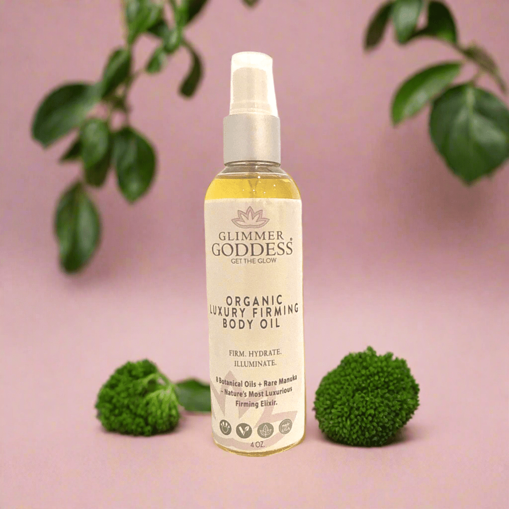 Organic Luxury Firming Body Oil – Hydrating Glow with Evening Primrose and Rosehip Oil 4 oz.-3